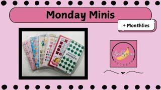 Monday Minis || Monthlies || Long-term savings