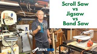 Jigsaw vs Band Saw vs Scroll Saw