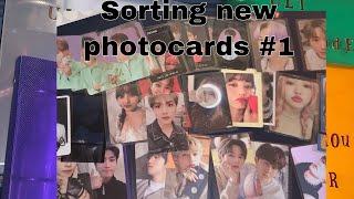 STORING new photocards in my binder ( Stray Kids, Itzy, Nct, The Boyz, Twice,Etc.)