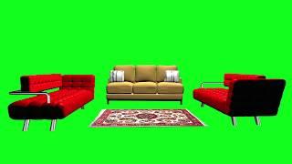 SITTING ROOM 3D GREEN SCREEN  4K 1080P FREE  ROYAL ANIMATED MOTION VIDEO STOCK 3D BACKGROUND FILM ST