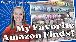 My Favorite Amazon Finds || Craft Room Organization