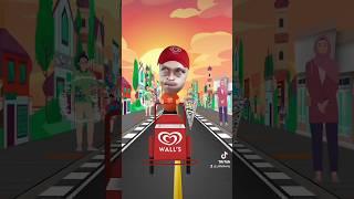 Babang tamvan jualan es krim Walls #eskrim #eskrimwalls #babangtampan