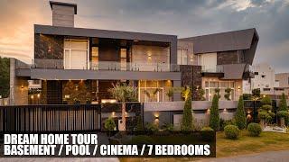 Dream Home Tour 2 Kanal: Basement, Cinema, Pool & Modern Furniture by Al Wasay Builders DHA, Lahore