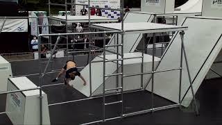 LARSSON Hannes (SWE) - 2022 Parkour Worlds, Tokyo (JPN) Qualification Parkour Freestyle Run 1