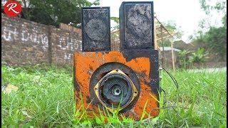 Restoration old broken abandoned speakers – rescue computer speakers