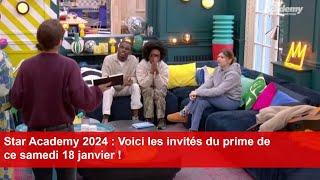 Star Academy 2024 : Voici les invités du prime de ce samedi 18 janvier !