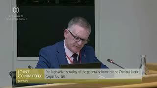 Darren Lalor Oireachtas Justice Committee 3rd October 2023