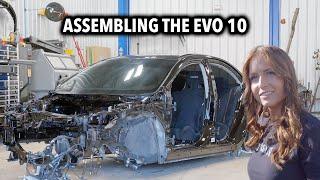 REBUILDING THE CUSTOM EVO 10! (HER REACTION)