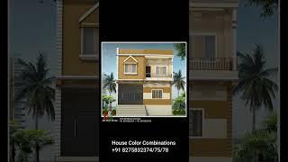 Beautiful  house color combinations ️️DK 3D HOME DESIGN 