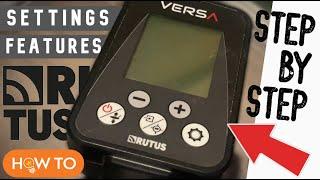 A Comprehensive Deep Dive Into The Rutus Versas Features, And How To Use Them | Metal Detecting