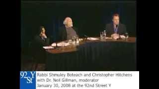 Christopher Hitchens and Rabbi Shmuley Boteach Debate on God