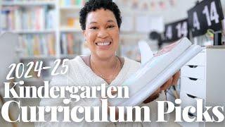 KINDERGARTEN HOMESCHOOL CURRICULUM PICKS for 2024-2025 SCHOOL YEAR