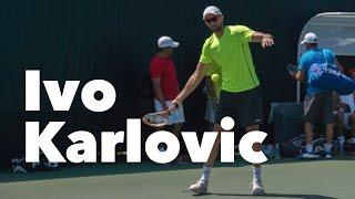 Ivo Karlović I Forehand & Backhand Slow Motion I Miami Open 2015