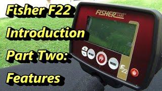 Metal Detector Review: Fisher F22 Features