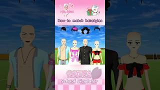 HOW TO MATCH HAIRSTYLES ️ #sakuraschoolsimulator #ytshorts #shortsvideo #shorts #mobilegame