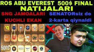 DE jamoasi 2-KARTA SENATORsiz O'YNADI500$ va GRAND FINAL UCHUN SNG JAMOALARI DAXSHATLI KURASHDI