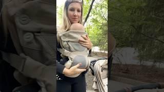 “Catch us in this lightweight and breathable Savvy 4-in-1 Carrier from Joie all summer long!” #mom