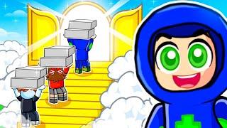 I Build STAIRS to join HEAVEN | Roblox Stairway to Heaven 