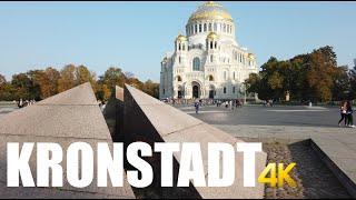 Kronstadt, Russia walking tour 4k 60fps