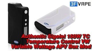 Sigelei 150W TC Temperature Control Box Mod Unboxing Video - 3FVAPE.COM