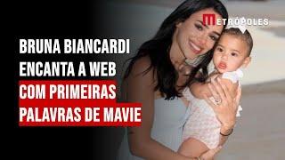 Bruna Biancardi encanta a web com primeiras palavras de Mavie