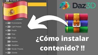 Daz Studio | ¿Cómo instalar contenido?