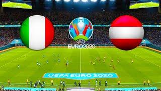 ITALY vs AUSTRIA - UEFA EURO 2020 - PES 2021 Gameplay - Match PC