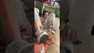 Preview Reviewing big blow up ball in sneakers