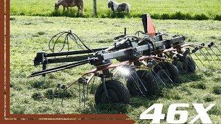 Pequea 46X 4 Rotor Hay Tedder