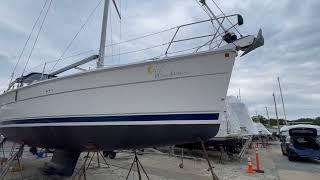 Hunter 44 ac interior, exterior, engine, generator and sailing.