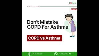 COPD vs Asthma Don't Mistake COPD for Asthma #shorts