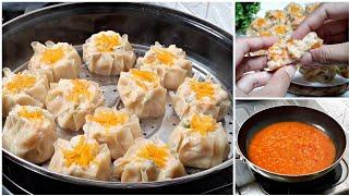 Tanpa Ayam ! Cara Membuat Dimsum Tahu Sederhana Bahan Simple