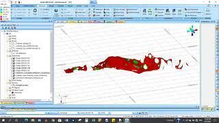 Create Isoshell Wireframes from Drillholes data in Datamine Studio RM