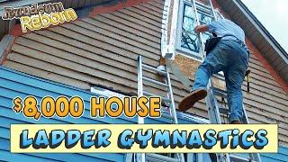 $8,000 HOUSE - DIY Exterior Home Renovation - A New Gable End