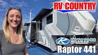 Keystone RV-Raptor-441 - by RV Country of Fresno CA, Mesa AZ, Fife WA, Mt. Vernon WA, Coburg OR, Lau