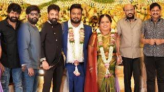 Exclusive Video: Tollywood Celebrities at Sithara Entertainments Production Manager Son Wedding