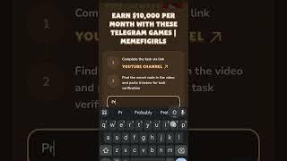 Earn 10000$ Per Month With These Telegram Games Memefi Today 31 August Video Code