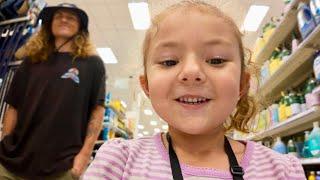 Saylor Vlogging In Target