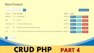 Advanced CRUD Using PHP & MySQL Database Update Version [ Create - Read - Update - Delete ] Part 4