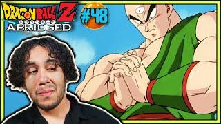 TIEN IS THE GOAT - DragonBall Z Abridged Episode 48 BLIND REACTION