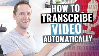 How to Transcribe Audio to Text (Video Transcription Tutorial!)