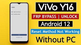 Vivo Y16 FRP Bypass Without PC |Vivo Y16 Bypass Google Account Without PC |हिंदी मे 