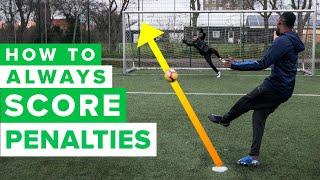 HOW TO ALWAYS SCORE PENALTIES | Penalty kick tutorial