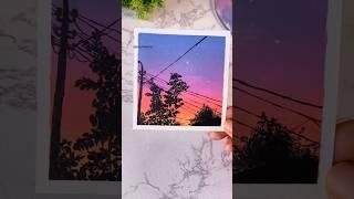 Sunset painting idea#shorts #painting #easy #art #ashortaday #acrylic #tutorial #drawing #beginner