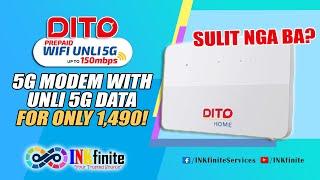 DITO Prepaid WiFi 5G Modem with UNLI 5G Data Full Review! Features, Pros and Cons | INKfinite