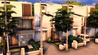 MODERN TOWNHOUSES | CC LINKS | The Sims 4 Speed Build