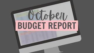 Budget Review // October Spending Report