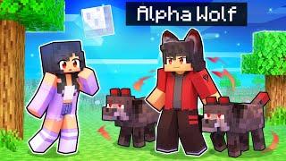 Living With The ALPHA Wolf In Minecraft!