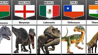 Dinosaurs From Different Countries