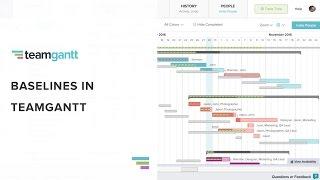 Baselines in TeamGantt